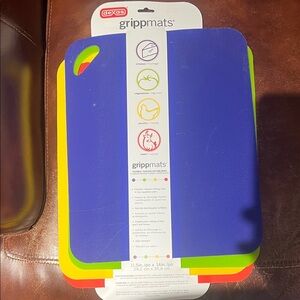Dex Grippmats Cutting Board Set - Blue, Green, Red, Yellow